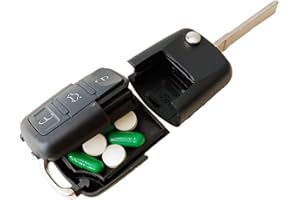 Fake Car Key Diversion Safe - Hidden Secret Compartment Stash it Box Discreet Decoy Car Key Fob to Hide Store Money, Jewelry 