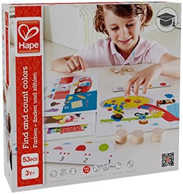 Hape HAP-E6301 Home Education Find and Count Colours