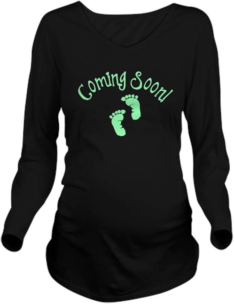 lime green maternity shirt
