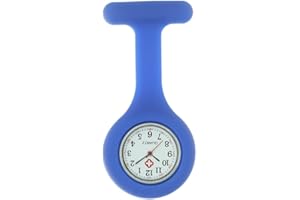 FOBTIME Silicone Pocket Brooch Clip Fob Medical Nurse Watch Pocket Clock Gift for Hospital Doctors Nursing Timepiece