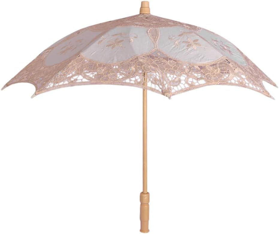 Party Decoration Props, Elegant Lace Parasol Umbrella