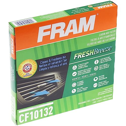 FRAM Fresh Breeze Cabin Air Filter Replacement for Car Passenger