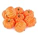 JEDFORE Fake Fruit Home House Kitchen Decoration Artificial Lifelike Simulation Mini Pumpkins Halloween Thanksgiving Day House Decoration - Set of 10 - Orange