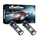 Antline Extremely Bright 3157 3057 3155 3457 4157 4057 Switchback LED Bulbs White/Yellow 3030 Chipsets with Projector for Turn Signal Lights (Pack of 2)