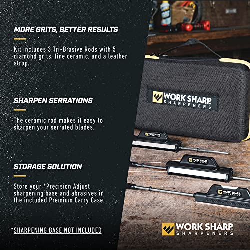 Upgrade Kit for Precision Adjust Knife Sharpener, Set of 7 Abrasives and Carry Case Pricepulse