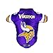Littlearth Unisex-Adult NFL Minnesota Vikings Premium Pet Jersey, Team Color, Large