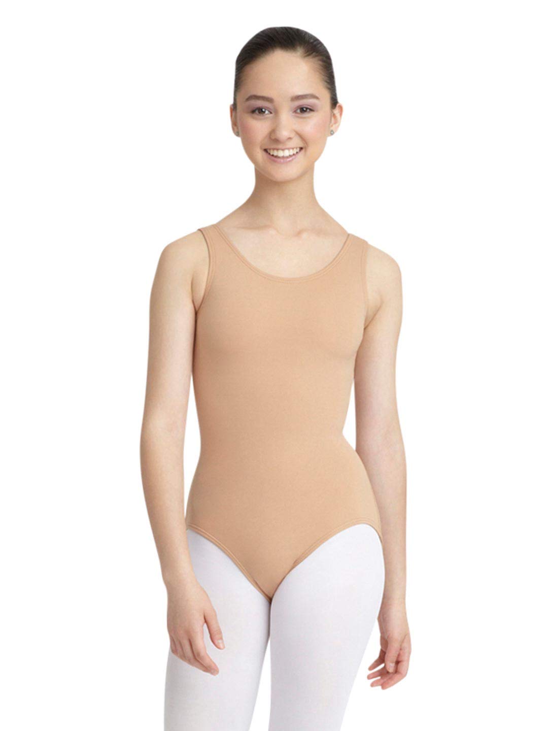 Photo 1 of Capezio Women's Team Basic Tank Leotard, Light Suntan, Medium
