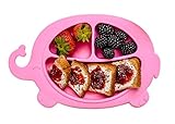 Suction Plate For Toddlers Pink Elephant by OYYO