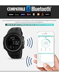 mastop Hombres Deporte al Aire última intervensión Smart Watch Moda de los relojes digitales Fitness Tracker IOS 4.0 Android Bluetooth Impermeable reloj de pulsera