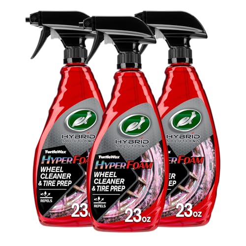 Turtle Wax Hybrid Solutions HyperFoam Wheel & Tire Cleaner, 23 oz. (3 Pack)