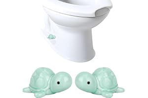CHANUMETAL 2 Pcs Toilet Bolt Covers Decorative, Toilet Bolt Covers, Sea Turtle Bathroom Decor Toilets Caps, Ceramic Cute Turtle Coastal Bathroom Decor for Easy Installation (Green)