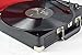DIGITNOW Turntable Record Player 3speeds with Built-in Stereo Speakers, Supports USB / RCA Output / Headphone Jack / MP3 / Mobile Phones Music Playback,Suitcase Design(Black)thumb 4