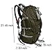 PioneerHiker 50L Hiking Backpack Daypack Water-resistant for Outdoor Camping Travel Sports Army Green