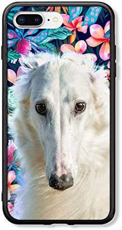 Amazon Co Jp 女性人気 可愛い Iphone8 Plus ケース 花柄 Borzoi Dog ボルゾイ 犬 保護カバー ケース キズ防止 耐衝撃 ゴム エッジ 5 5 並行輸入品 家電 カメラ
