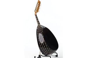 Professional Electric Oud, Semi Hollow Arabic Electro Oud, with Guitar Mechanical Pegs, Kurschner strings and free case