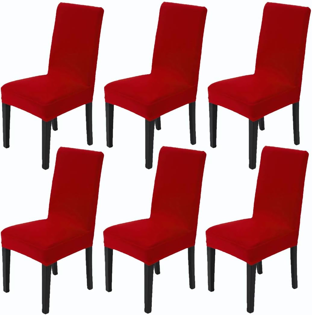 Best 6 pack red chair covers