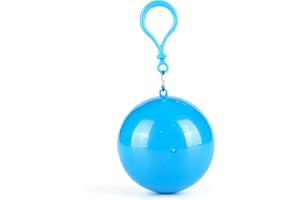 Portable Disposable Emergency Raincoats Keychain, Rain Poncho In A Ball For Traveling Hiking Fishing Camping(Raincoat Random)