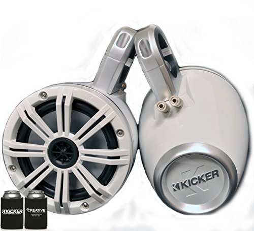 Kicker White Wake Tower System With 6.5