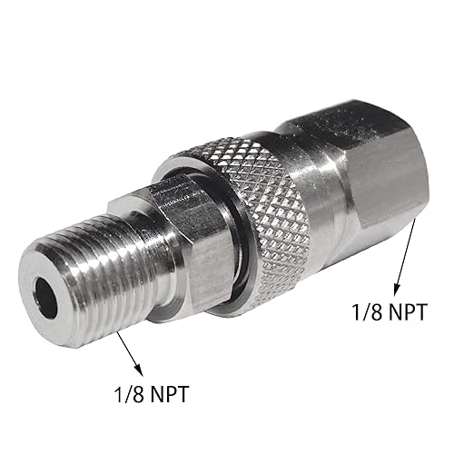 Raccord Rapide Paintball PCP 8mm, 1/8 NPT, Mâle Et Femelle, Neuf