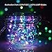 Homestarry Fairy String Remote Firefly Twinkle Multicolor, 33 ft 100 LED's,USB Plug-in, Silver Wire, Waterproof Lights for Bedroom Party Decoration Wedding, 16 Colors Option