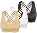 Cabales Women's Seamless Wireless Comfort Workout Sports Bra Low-Impact Activity Sleep Bras