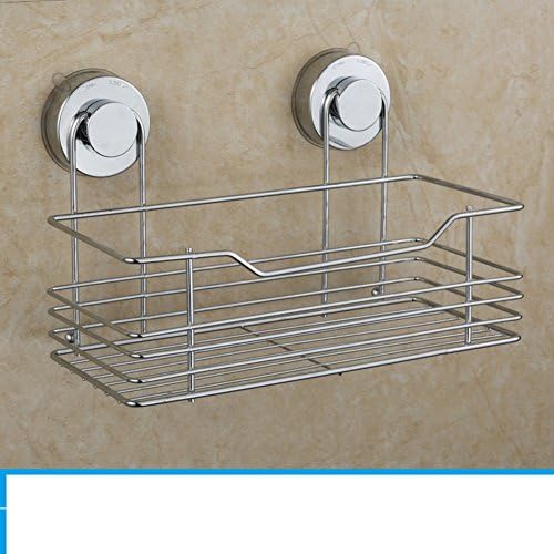 Chuck bathroom Bathroom rack/ wall-mounted hair dryer storage corner/ bathroom storage triangle blue/Sucker double square basket-D