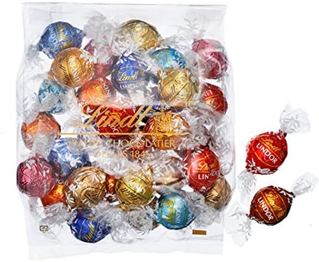 【公式】リンツ (Lindt) チョコレート リンドール 10種類アソート 詰め合わせ [Aタイプ] 個包装 30個入り (ミニリーフレット付き)