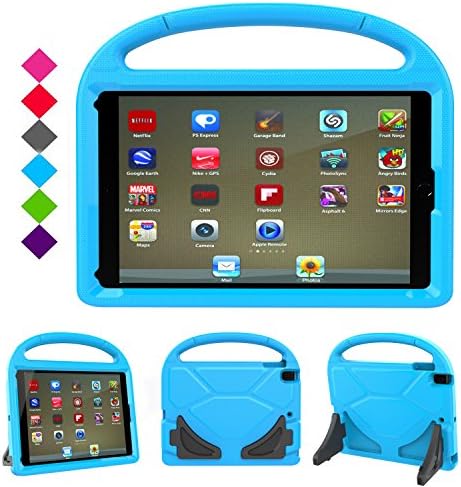 iPad Mini Case for Kids - GOSE iPad Mini 2 Shockproof Case with Handle Stand iPad Mini Lightweight EVA Foam Protective Cases and Covers for iPad Mini 4 3 2 1 7.9 inch (iPad Mini Case, Blue)