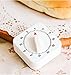 Demarkt Mechanical Kitchen Timer/60 Mins/White