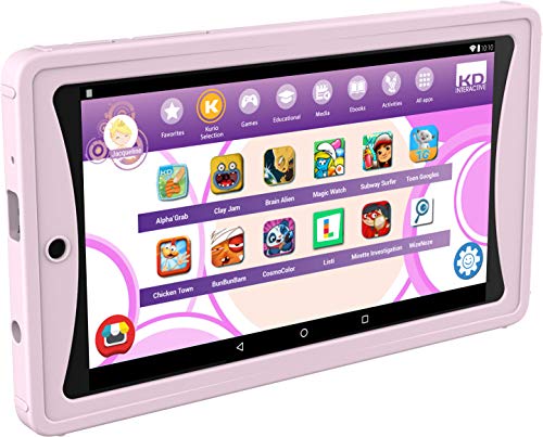 Kurio Tab Lite Roze - Kindertablet Roze - Spatwater Proof - Beschermende Bumper - 7 Inch Scherm - Afbeelding 3