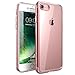 iPhone 7 Case, iPhone 8 Case [Scratch Resistant] i-Blason Clear [Halo Series] for Apple iPhone 7/Apple iPhone 8 Cover (Clear/Rose Gold)