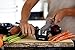 PriorityChef Kitchen Knife Sharpener, 2 Stage Sharpening System for Straight Edge Knives, Black