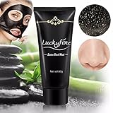 Blackhead Mask LuckyFine Blackhead Remover Cleaner Purifying Deep Cleansing Acne Black Mud Face Mask Peel-off