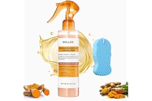 Kojic Acid Turmeric Spray, Gentle Body Exfoliation & Long-lasting Brightening Improve Rough & Dull Body Skin,For All Skin Typ