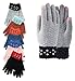 Women's Fleece Lined Acrylic Magic Glove with Touchscreen Technology 6 Pair (2 Tone Studs)