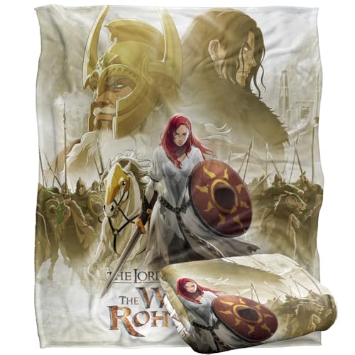 LORD OF THE RINGS: War of The Rohirrim Blanket, 152 x 127 cm Poster Silky Touch Super Soft Throw Blanket