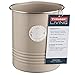 Typhoon Living Putty Utensil Pot, Durable Carbon Steel Crock with a Hard-Wearing Matte Coating, Vintage-Style Countertop Kitchen Tool Holder, 54-Fluid Ounces
