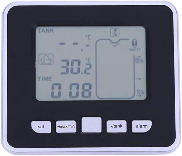 zNLIgHT Tool | 0.5-15m Wireless Ultrasonic Tank Water Liquid Level Meter Gauge Thermometer
