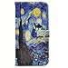 Funny Tardis Doctor Who Starry Night Pattern Slim Wallet Card Flip Stand Leather Pouch Case Cover For iphone 6 PLUS