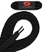 OrthoStep Narrow Flat Athletic Shoelaces - High Durability 2 Pair Pack