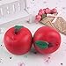 Gogoforward 7 X 6 CM Jumb Squishy Red Apple Super Slow Rising Fruit Toy