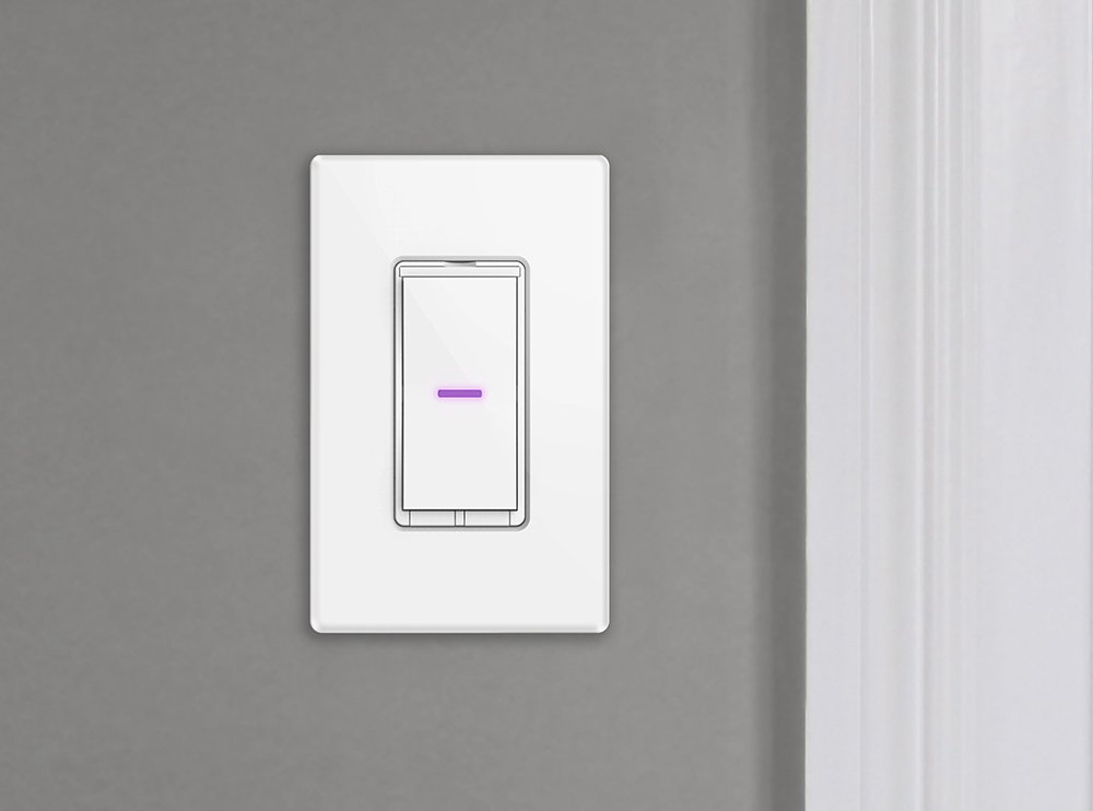 iDevices IDEV0008HW WiFi Smart Wall SwitchWorks with Alexa, Siri and