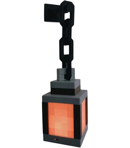 Xugenxes 11 Inch Wall Mounted Flashlight Night Light – USB Rechargeable, 4 Light Modes, RPG Pixel Torch Design For Bedside Or Wall
