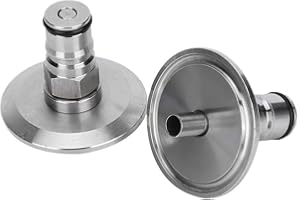 2Pcs 304 Stainless, 1.5 TC Chuck Connector Home Kettle Steel Lock Post Keg Homebrew Kegs Kegging Accessories Homemade Beer Ga