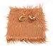Lion Mane for Dog,Neckerchief, Pet Festival Halloween Party Fancy Lion Hair Dog Clothes Dress with Ears(Neck perimeter 35.1in, Adjustable,Light Brown )
