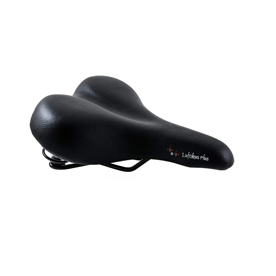 P&P pro cycling Luftikus Plus Berquem Saddle, Bicycle Saddle, Black, Standard
