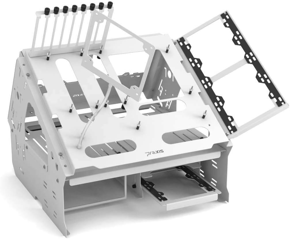 Praxis WetbenchSX Open Air Computer Test Bench Pro Angled