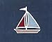 Sweet Jojo Designs Nautical Nights Sailboat Accent Floor Rug