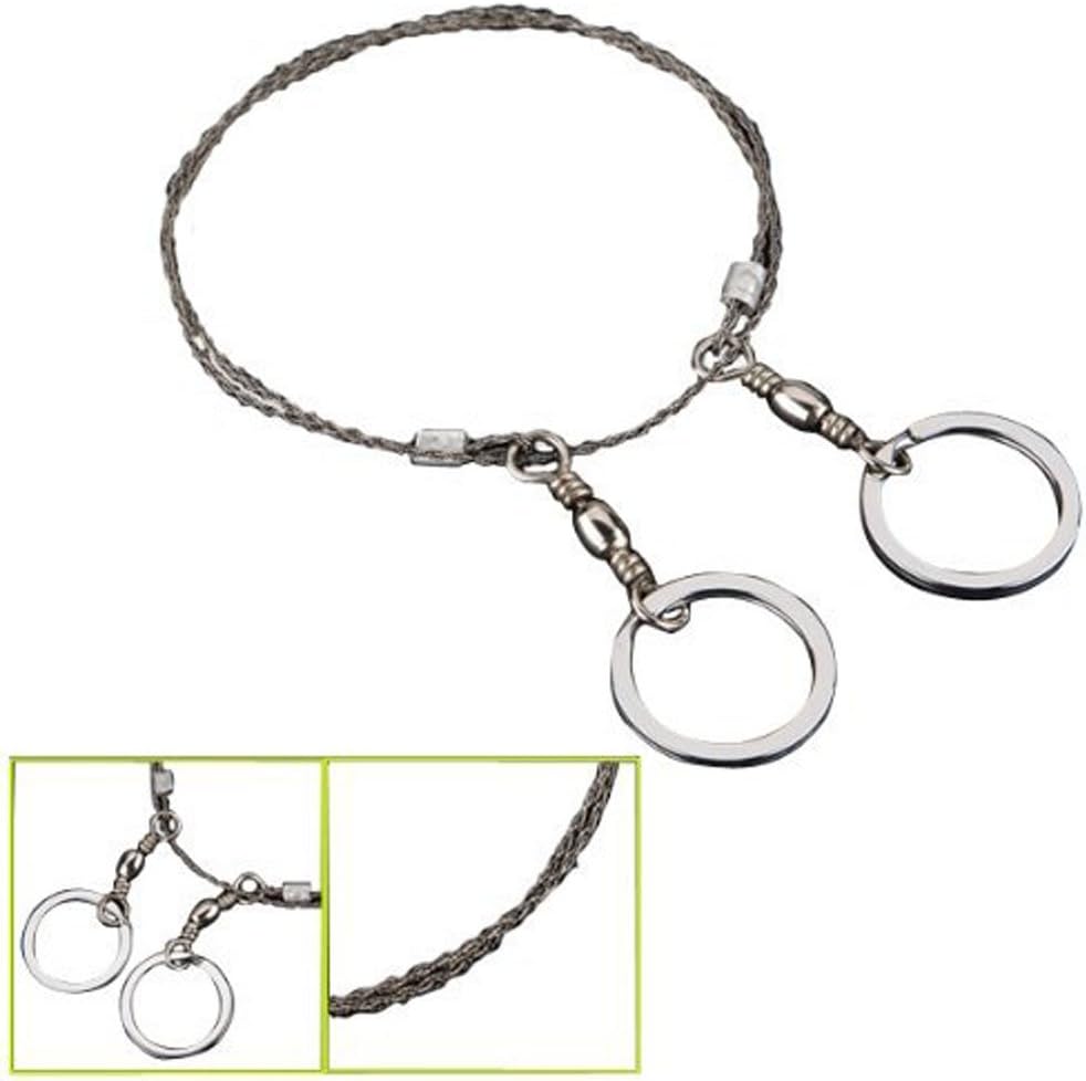 RuiChy Steel Wire Saw Emergency Camping Hunt Survival Metal Ring Army Issue Cutter Tool