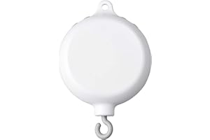 SAMYO Baby Crib Baby Bedding Battery-Operated Musical Mobile Rotary Music Box Plays 35 Tunes Volume Adjustable (Without Arm)